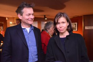 Artists Daniel Chatto and Sarah Armstrong Jones at the premiere