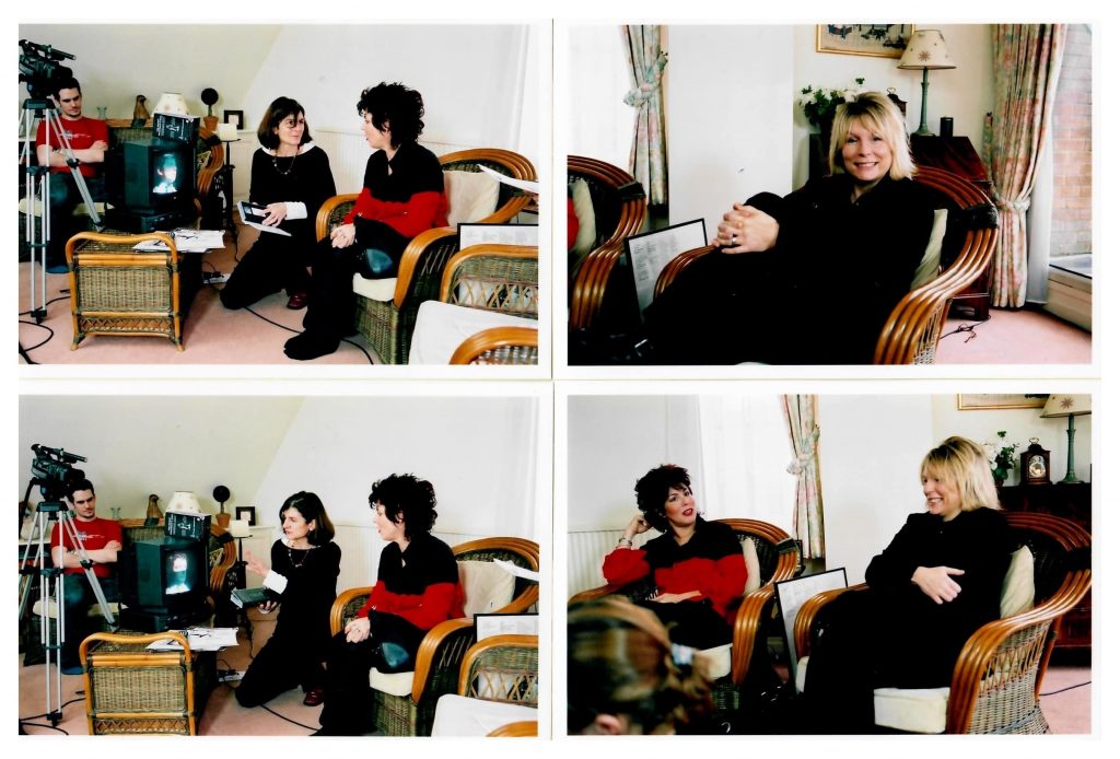 Ruby Wax Jennifer Saunders Filming For Amnesty Web Foxtrot Films